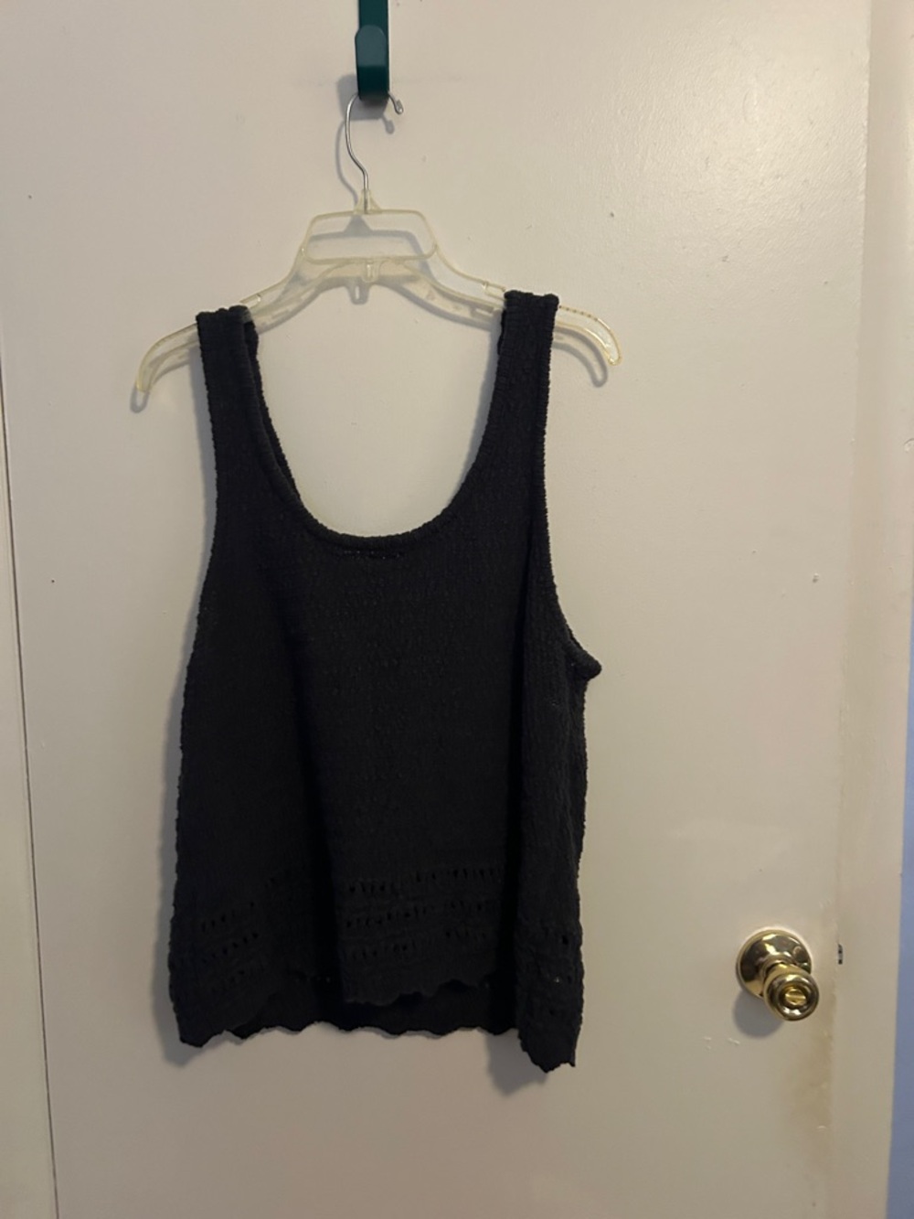 A.N.A A New Approach XL Gray Knitted Tank Top